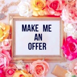 Please feel free to send me an offer!💙